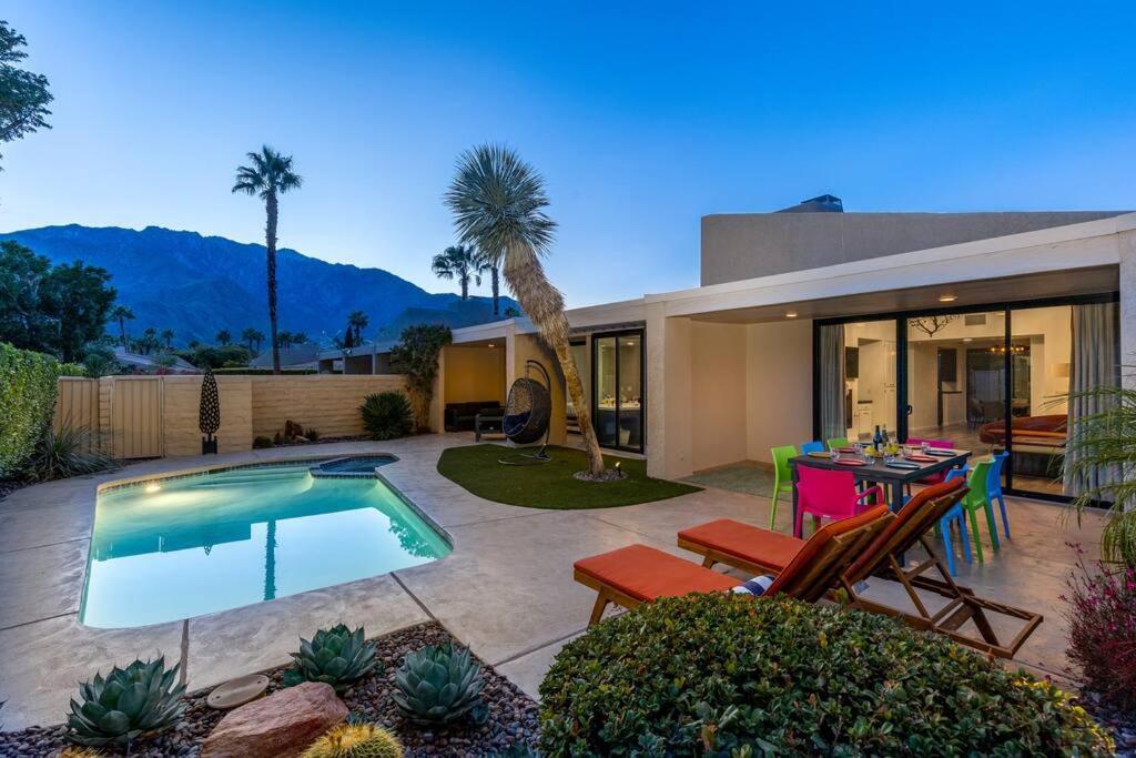 The Sunset House Pool & Spa 팜 스프링스 외부 사진